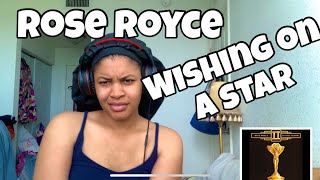 ROSE ROYCE “ WISHING ON A STAR “ REACTION [upl. by Ieso109]