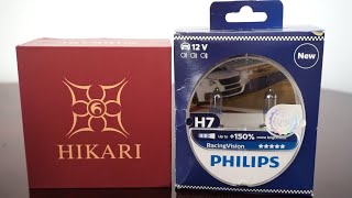 HIKARI Darkenex LED vs Philips RacingVision [upl. by Letitia]