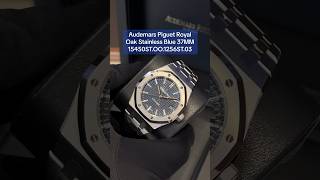 Audemars Piguet Royal Oak Stainless Blue 37MM 15450STOO1256ST03 watchcollector ytshorts [upl. by Dygert]