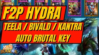 HYDRA BRUTAL AUTO  NEW TEELA WOW DONT SLEEP ON BIVALD OR KANTRA  Raid Shadow Legends [upl. by Reba]