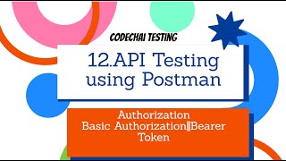 12Authorization Basic Authorization and Bearer Token Usage in Postman Hindi [upl. by Pease]