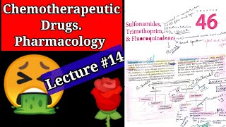 Chemotherapeutic drugs pharmacology lecture14 chapter 46 Sulfonamides chemotherapy lecture [upl. by Gran]