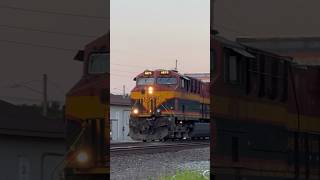 KCS leads the way out of NS Elkhart yard [upl. by Palmore]