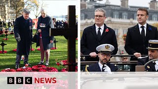 Armistice Day marked across UK and Europe  BBC News [upl. by Copland]