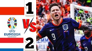 Poland Vs Netherlands 12 Uefa Euro 2024 Germany All Goals Extended Highlights [upl. by Gaultiero]