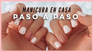 MANICURA SEMIPERMANENTE en CASA 💅🏼 PASO a PASO  Museecoco [upl. by Novah403]