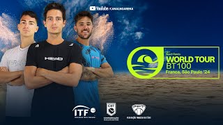 ITF BT100 FRANCA SP  SEMIFINAL MASCULINA DBALLERINIDCOLLANI X NPORTERAMANCIO [upl. by Marcille]