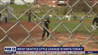 West Seattle Little League starts today  FOX 13 Seattle [upl. by Tatianna]