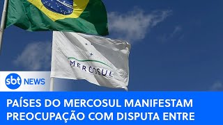 🔴 SBT News na TV Países do Mercosul manifestam preocupação com crise entre Venezuela e Guiana [upl. by Yonit]