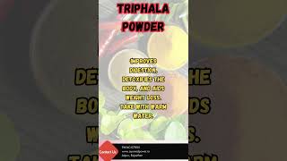 Triphala Churna Benefits  The Ultimate Ayurvedic Detox 🌿 AyurvedPower facts doctor remedy [upl. by Asssilem124]