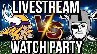 Vikings VS Raiders Livestream Watch Party [upl. by Va427]