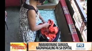 Sanggol iniwan sa harapan ng bahay ng magasawang senior citizen [upl. by Norrej]