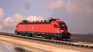 Fleischmann N gauge DB Taurus DCC Sound demo [upl. by Enirbas]