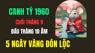 Tử Vi Tuổi Canh Tý 1960 Ơn trên chỉ điểm Hốt lộc trời ban 5 ngày Vàng Cuối Tháng 9 Đầu Th 10 Âm [upl. by Reuven]