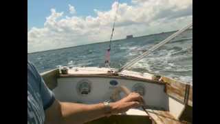 Biscayne Bay Sailing  Pearson Ensign [upl. by Fritts]