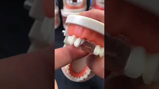 False teeth Molder Repair Gap Tooth craps🦷beadrepaircheapsavemoneyfillfixtooth [upl. by Abdu394]