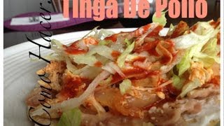 Como Hacer TINGA DE POLLO [upl. by Sorac]