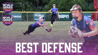 All the Best Defense Plays of the Junior amp Senior League Softball World Series [upl. by Sedrul]