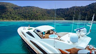 102ft Astondoa Yacht Phuket  For your eyes only  Luxury Yacht charter in Thailand [upl. by Seed]