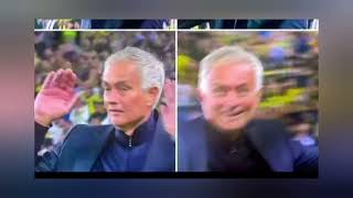 José Mourinho’s reaction to André Onana’s saves against Fenerbahçe [upl. by Blockus]