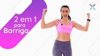 6 Exercícios Para PERDER A BARRIGA Rápido I Exercício em Casa [upl. by Wilkison]