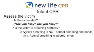 Infant CPR [upl. by Aitahs]