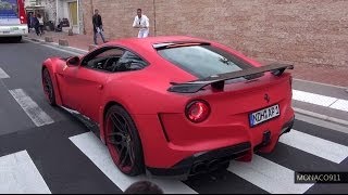 Novitec NLargo  Crazy V12 Sound in Monaco [upl. by Annaik621]