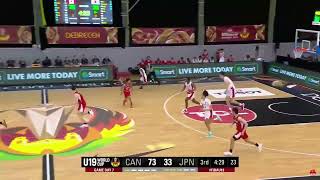 Oliver Rioux  Canada  Scoring Highlights  FIBA U19 2023 [upl. by Nosduh665]