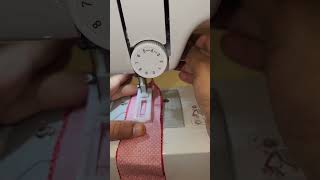 Buttonhole pressure foot on brother LX3817 sewing machine for beginners sewingtutorial buttonhole [upl. by Otirecul]