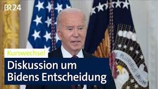 Diskussion um Bidens Entscheidung  BR24 [upl. by Iphigeniah]