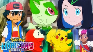 Pokemon Horizons Full Episode 1 in Hindi  quotThe Pendant of Beginningsquot Ash Ketchum  Gen 9 New Anime [upl. by Iggam]