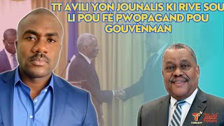 TT avili yon jounalis ki vin ofri l lajan pou l sipòte Gouvènman an Ayiti poko ap soti kote l ye a [upl. by Landes760]