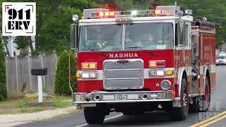 Nashua Fire Engine 5 Responding with a Wave [upl. by Reba678]