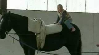 Equestrian Vaulting  novice lesson [upl. by Ditter]