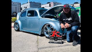 1956 Classic Volkswagen Oval Beetle Restomod built by the PROs at Airkewld [upl. by Nylirehs]