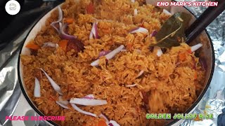 quotGhanaian Golden Jollof Rice The Perfect Party Dishquot [upl. by Yebloc]