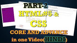 Part 2 HTML amp CSS core and advance in html full in one videolearningstrome academy [upl. by Razaele]