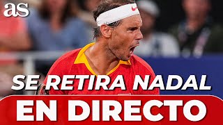 EN VIVO RAFA NADAL se RETIRA  REACCIONES del TENIS IMPACTADO  Reaccionando [upl. by Meggs]