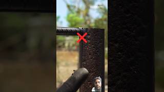 Professional tricks welding iron to pipe short [upl. by Ecnar]