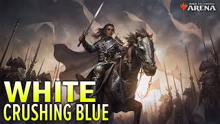 Mono White Aggro  Standard  Mythic Push MTG Arena BO1 [upl. by Bikales]