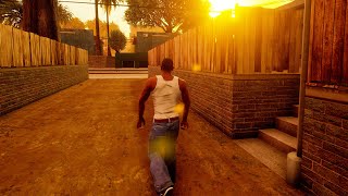 GTA SAN ANDREAS DEFINITIVE EDITION Updated Gameplay  actually looks good now [upl. by Terryn331]