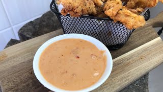 Dipping Sauce Recipe How To Make Quick and Easy ChickenFry Sauce [upl. by Naitsirc]