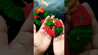 Easy DIY Christmas ornaments Christmas wreath ideas christmas diy christmasdecorations [upl. by Elianore654]