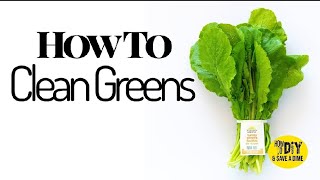 How To Clean Greens [upl. by Watt]