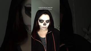 YOU’RE ALL I WANT 😩 tatelangdon ahs halloweenmakeuplook halloween2024 skullmakeup [upl. by Jinny]