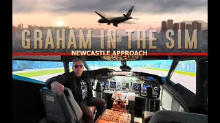 Landing Newcastle RWY25 [upl. by Essirehs713]