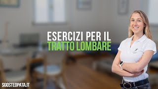 Esercizi per il tratto lombare [upl. by Hajed]