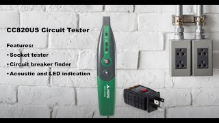 Circuit Breaker Finder and Socket Tester KPSCC820US [upl. by Ojimmas]