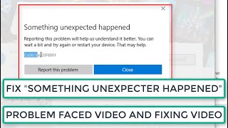 How To Fix Something Unexpected Happened  Error 0x803F8001 In Microsoft Store [upl. by Hackett12]