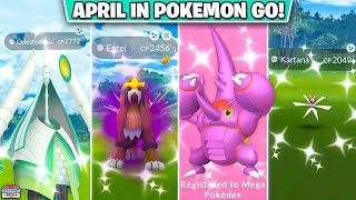 Mega Heracross amp Shiny Legendaries Debut in April for Pokémon GO [upl. by Ariada]